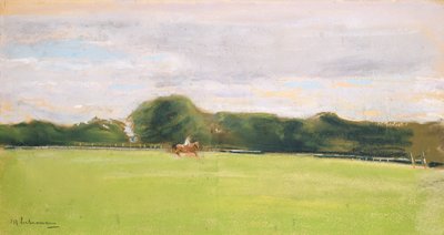 The Polo Field in Jenischs Park by Max Liebermann
